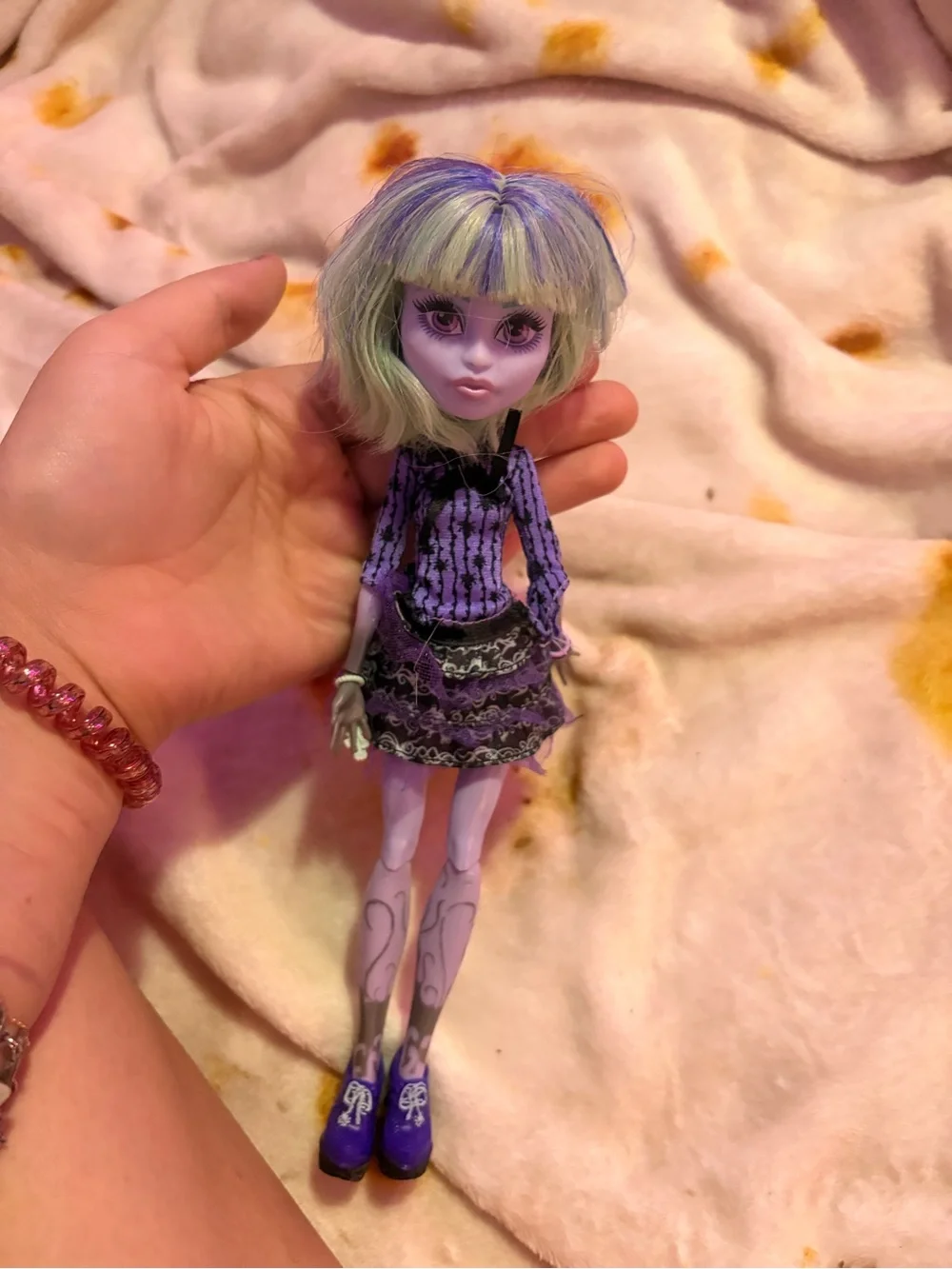 Purple Fashion Doll with Patterned Purple Dress - Twyla Gen 1